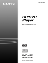 Sony DVP-NS38 Manual do proprietário