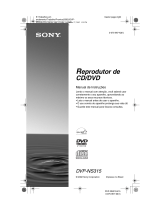 Sony DVP-NS315 Instruções de operação