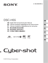 Sony DSC-H55 Instruções de operação