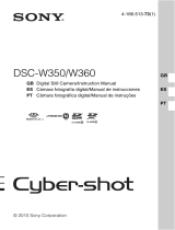Sony DSC-W350 Instruções de operação