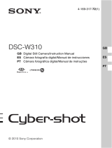 Sony DSC-W310 Instruções de operação