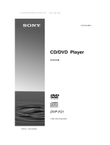 Sony DVP-F21 Manual do usuário