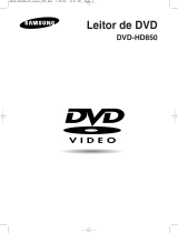 Samsung DVD-HD850 Manual do usuário