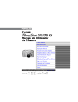 Canon PowerShot SX100 IS Guia de usuario