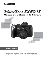 Canon Powershot SX20 IS Guia de usuario