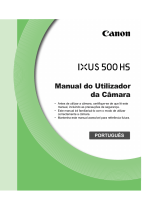 Canon IXUS 500 HS Manual do usuário