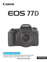 Canon EOS 77D Manual do usuário