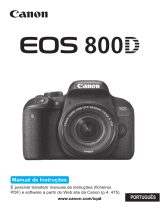 Canon EOS 800D Manual do usuário