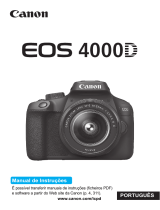 Canon EOS 4000D Manual do usuário
