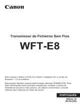 Canon Wireless File Transmitter WFT-E8 Manual do usuário