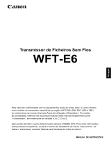 Canon Wireless File Transmitter WFT-E6 B Manual do usuário
