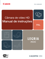 Canon Legria mini Manual do usuário