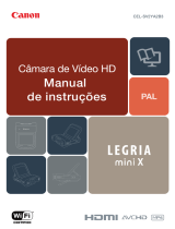 Canon LEGRIA mini X Manual do usuário