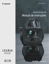 Canon LEGRIA HF G25 Manual do usuário