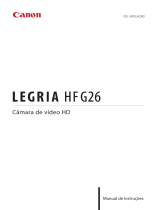 Canon LEGRIA HF G26 Manual do usuário
