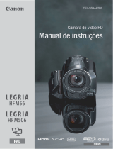 Canon LEGRIA HF M56 Manual do usuário