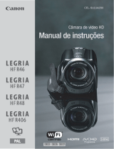 Canon LEGRIA HF R48 Manual do usuário