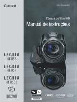 Canon LEGRIA HF R56 Manual do usuário