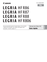 Canon LEGRIA HF R806 Guia rápido