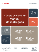 Canon LEGRIA HF R86 Manual do usuário
