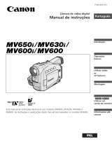 Canon MV600 Manual do usuário