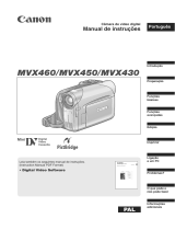 Canon MVX450 Manual do usuário