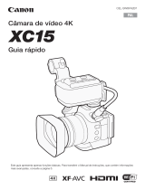 Canon XC15 Guia rápido