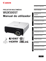 Canon XEED WUX500ST Manual do usuário