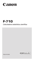 Canon F-710 Manual do usuário