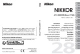 Nikon AF-S NIKKOR 28mm f/1.8G Manual do usuário