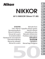 Nikon AF-S NIKKOR 50mm f/1.8G Manual do usuário