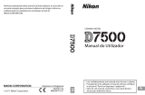 Nikon D7500 Manual do usuário