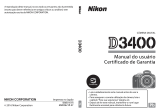 Nikon D3400 Manual do usuário
