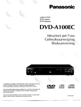 Panasonic DVD-A100EC Manual do proprietário