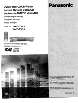 Panasonic DVDRV41 Manual do proprietário