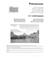 Panasonic CYVMR5800N Instruções de operação