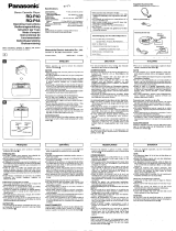 Panasonic rq-p40 Manual do usuário