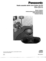 Panasonic RX-DS15 Manual do proprietário