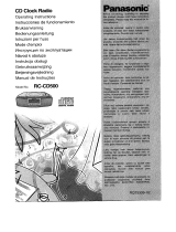 Panasonic RCCD500 Manual do proprietário