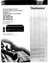 Technics SAEX310 Manual do proprietário