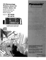 Panasonic SCAK28 Manual do proprietário