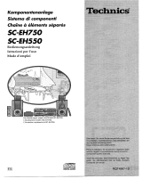 Technics SC-EH750 Manual do proprietário