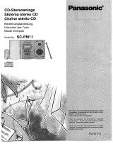 Panasonic SCPM11 Manual do proprietário