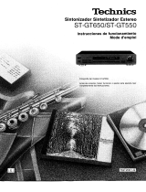 Technics STGT550 Manual do proprietário
