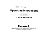 Panasonic TX2044 Instruções de operação