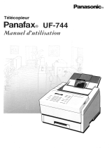 Panasonic UF744 Manual do proprietário