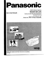 Panasonic NVVX27E Instruções de operação