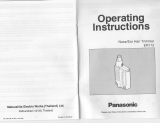 Panasonic ER112 Manual do proprietário