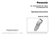 Panasonic ER160 Manual do proprietário