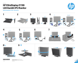 HP EliteDisplay E190i 18.9-inch LED Backlit IPS Monitor Guia de instalação